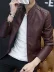 Áo khoác da nam mùa đông xu hướng Hàn Quốc Slim đẹp trai mùa xuân và mùa thu cộng nhung 2018 áo khoác jean nam Quần áo lông thú