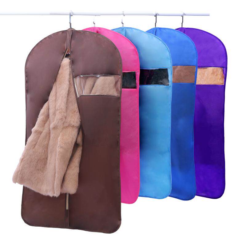 Oxford Cloth Clothing Dust Cover Clear Coat Clothing Hanging Bag Dust-Proof Bag Clothing Hood Western Suit Home Washable