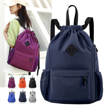 Customized basketball storage bag football bag equipment bag drawstring backpack badminton racket bag large capacity shoe bag student bag