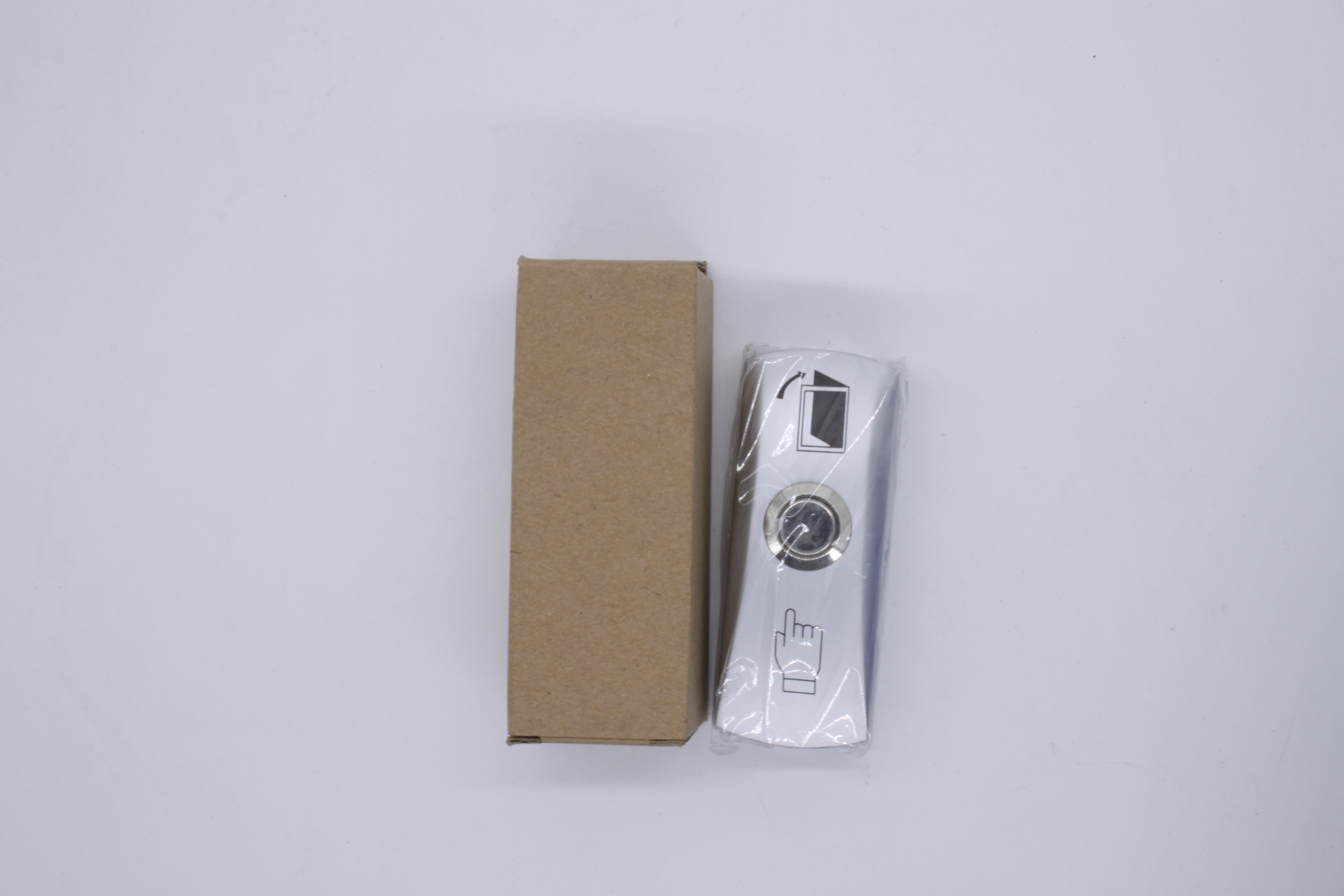 Stainless steel out door button metal self-reset doorbell panel door switch often open and close button access switch
