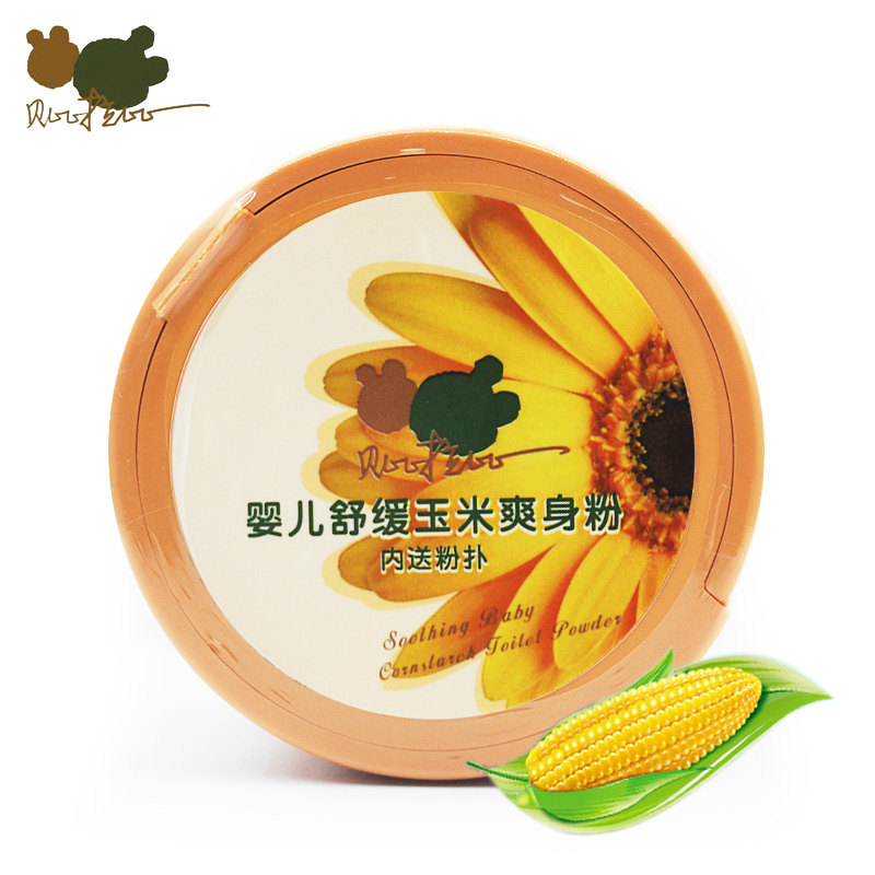 Bebiabi baby soothing corn Shuang powder 90g newborn children body dry and anti-prickly baby swarm.