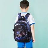 Вместительный и большой школьный рюкзак для мальчиков со сниженной нагрузкой, защита позвоночника