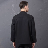 Высококачественная рабочая одежда для мужчин для мужчин в осень и зимняя столовая отель с длинными рукавами обратно кухонная одежда для западного ресторана настройка ресторана