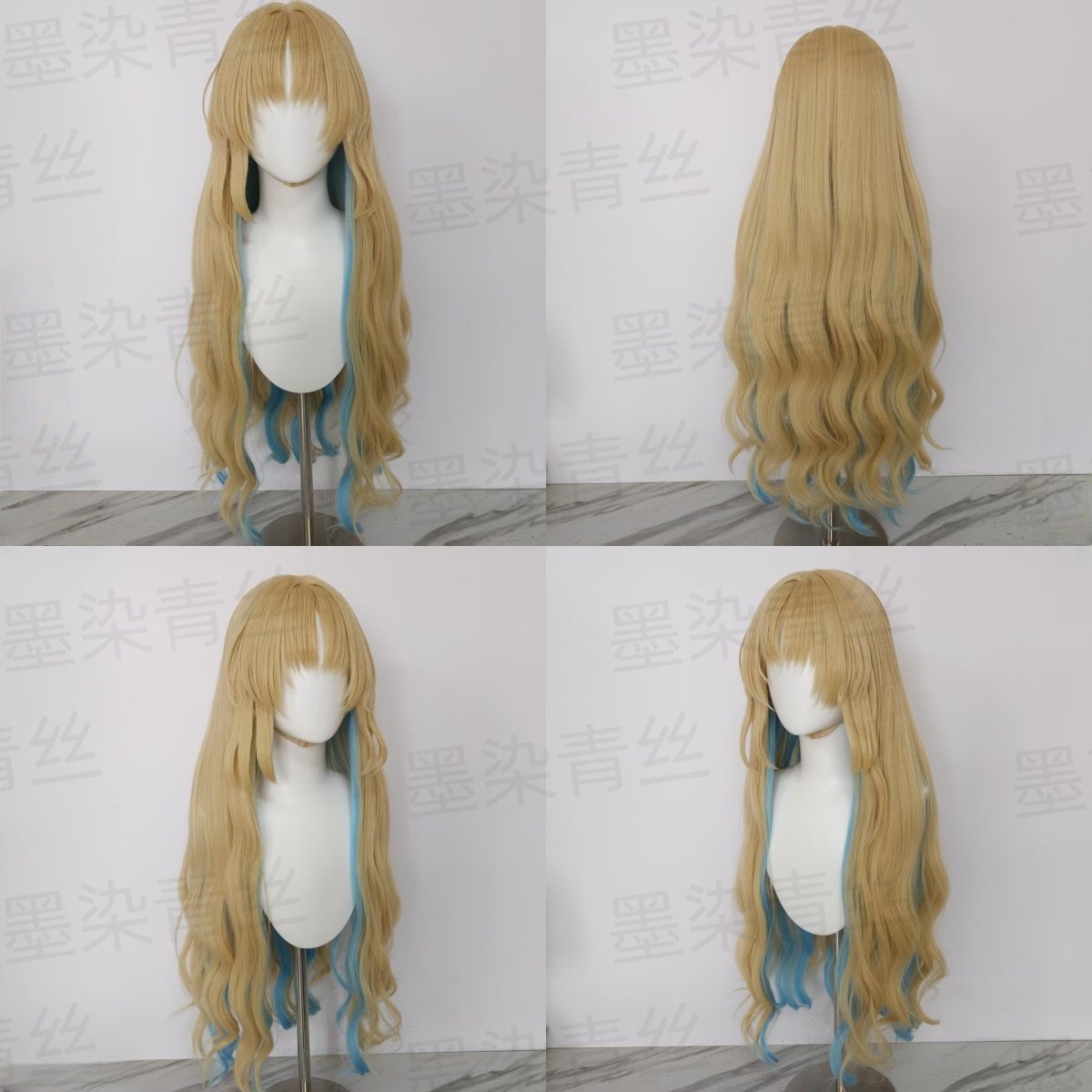 墨染青丝定制假发 | 鸣潮卡提希娅cos假发，让你一秒入戏，变身动漫主角！ -聚会装饰假发-淘宝好物网
