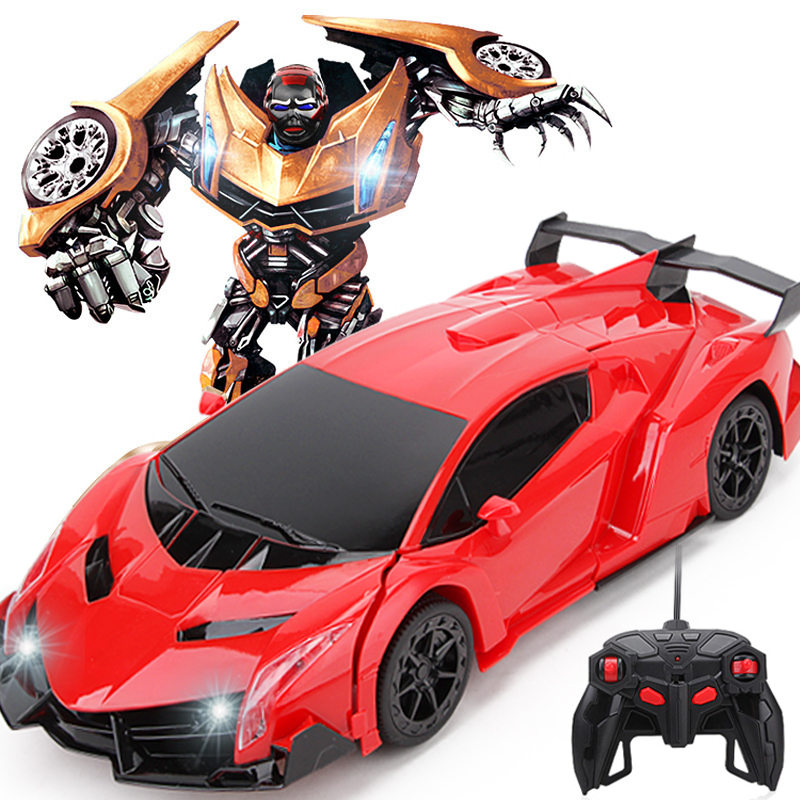 Trembling Sensing Deformation Car King Diamond Robot Charging Electric Wireless Remote Control Car Children Toy Car Boy Gift