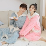 Демисезонная пижама, длинная юбка, коралловый бархатный фланелевый утепленный банный халат для беременных, свободный крой