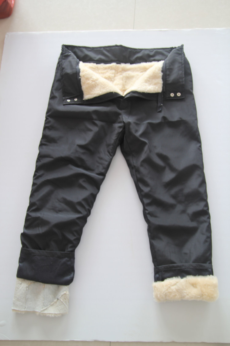 Pantalon cuir homme droit pour hiver - Ref 1488125 Image 15