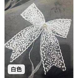 10 Pairs of Bow Curtain Gauze Straps Curtains Simple Lace Decorative Accessories Small Jewelry Tie Rope Embellishment Straps