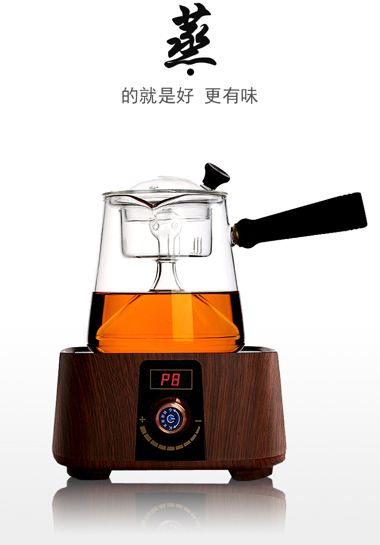 Glass electric cooking pot curing pot of fully automatic electric TaoLu integrative household pu 'er tea is white and black tea stove steam