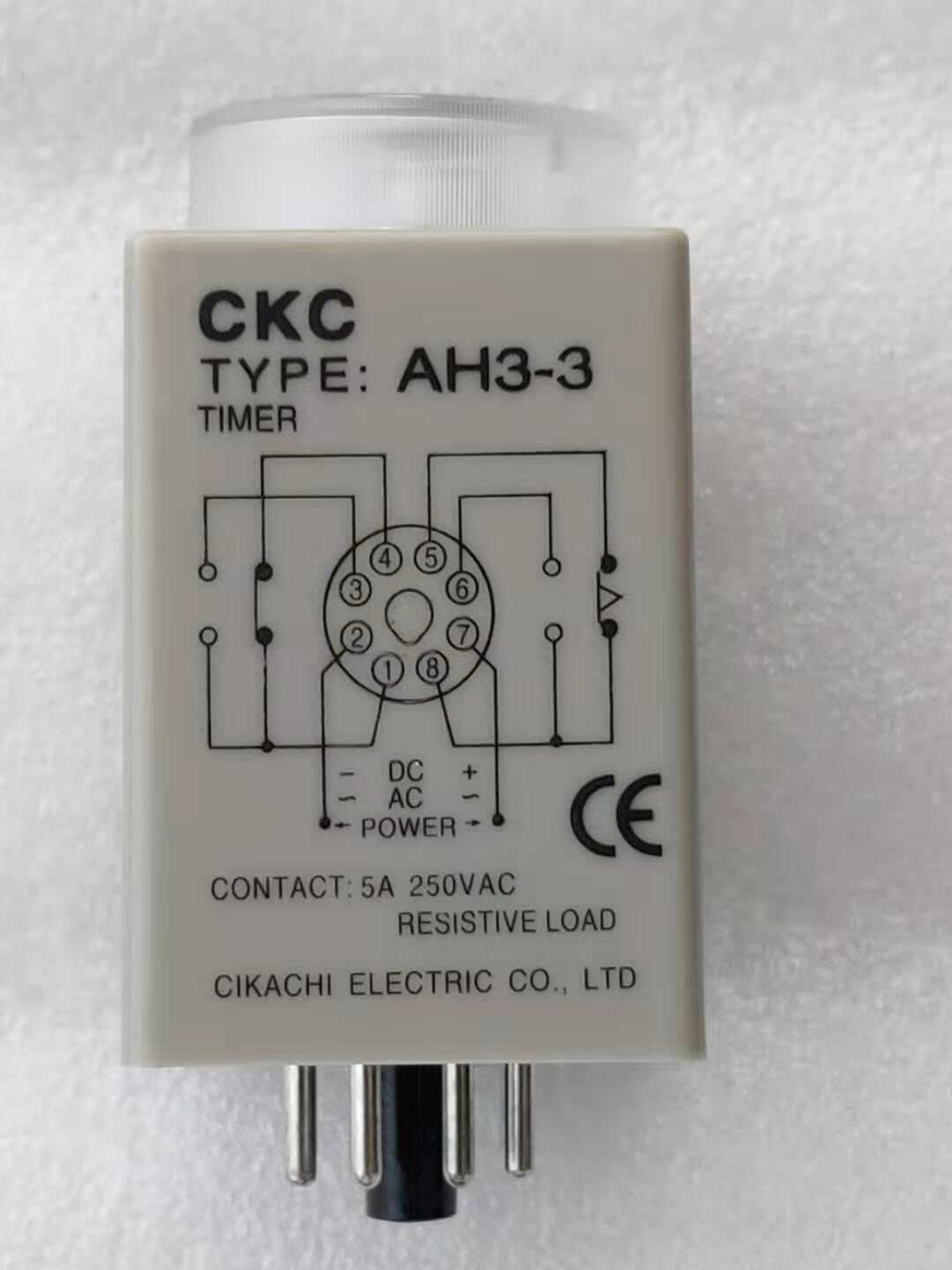 AH3-3 CKC时间继电器延时控制器小型计时器定时器延时时间可调