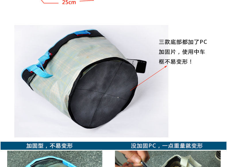 Panier pour vélo ACACIA en toile - Ref 2260132 Image 13