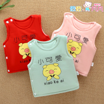 Baby Machia pure cotton winter horse clamping beginner baby outside wearing canshoulder one year old male and female warm cotton horse holder