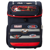 FILA childrens clothing childrens schoolbags spring and autumn new BOA knob primary school students spine protection and burden reduction backpack trend