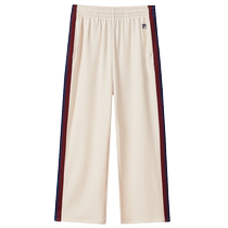 (Mite eliminates) FILA childrens wear childrens antibacterial trousers 2024 autumn and winter new style medium and large childrens girls sweatpants