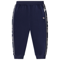 (Cool sense technology) FILA childrens pants 2024 summer new baby boys anti-mosquito pants cool trousers