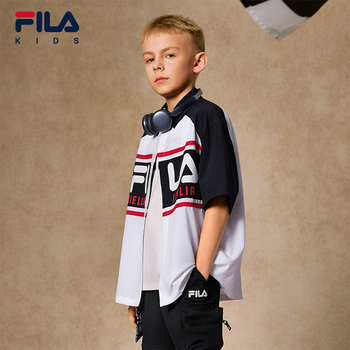 Fila men's and large children's short-sleeved shirt