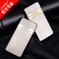 Zorro High-end Ultra-thin kerosene lighter flame drawing pure copper creative personality fashion lighter