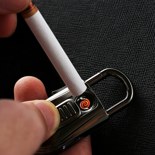 Мужской брелок, креативная универсальная зажигалка с зарядкой, креативный подарок