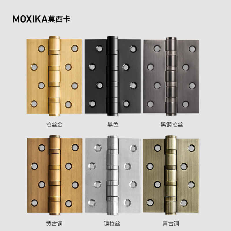 House door stainless steel hinge solid wood door bearing hinge thickened bearing hinge 4 inch hinged single sheet 1 sheet