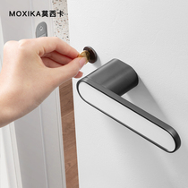 Mossi Cathy style minimalist wood door lock magnetic door lock indoor bedroom door lock door handle mute eco door lock