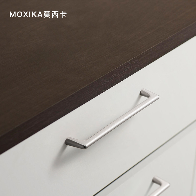 Mosika overall cupboard cabinet door small handle drawer Nordic style wardrobe submodern minimalist American door handle light and luxurious