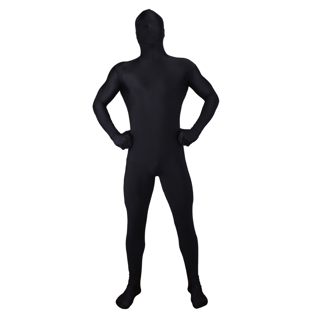 Zentai black spandex all-inclusive tights anime cosplay uniform dance base jumpsuit for men and women