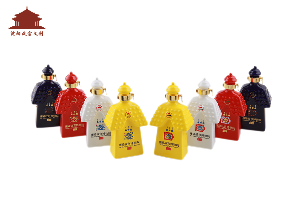 (Shengjing presents) Shenyang Palace Museum Wen Chong-Eight Flag Gift Box (wine)