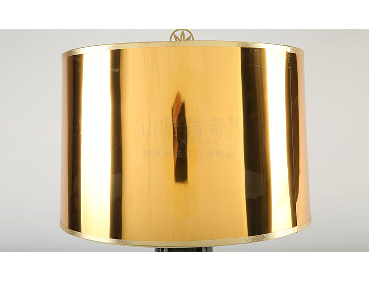 Postmodern designer example room adornment bedroom berth lamp Chinese style living room ceramic belt bottle lamp