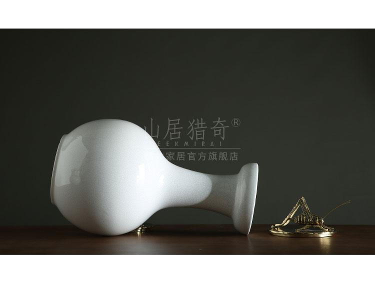 New Chinese style between example sitting room porch ark of creative arts and crafts ceramics decorated copper pot cover tank furnishing articles grasshoppers