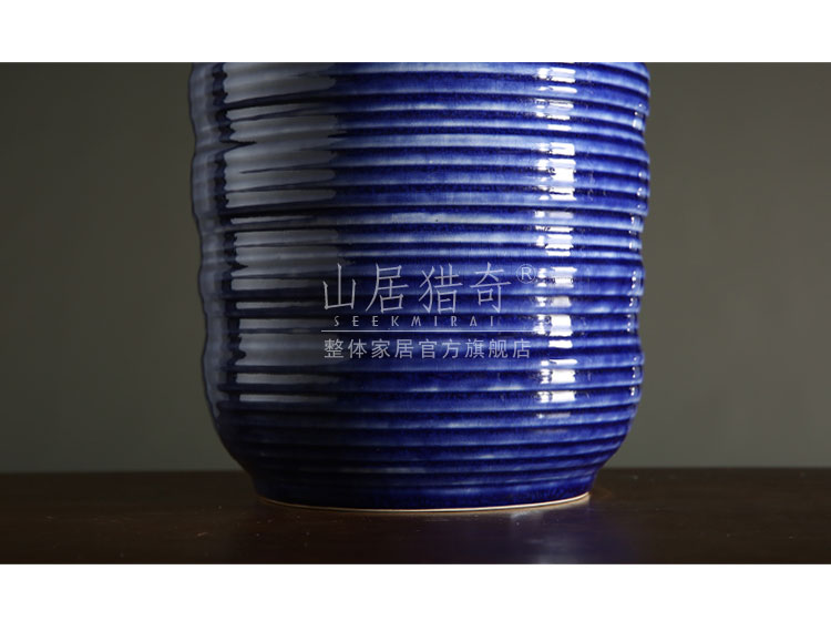 Modern example room living room decoration ceramics vase furnishing articles household act the role ofing is tasted flower arranging Jin Bianxuan grain round bottle expressions using