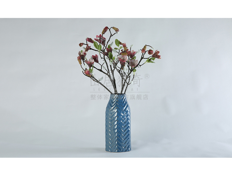 Aureate ceramic vase furnishing articles creative fashion household act the role ofing is tasted, the sitting room TV cabinet decorative flower implement hexagonal vase