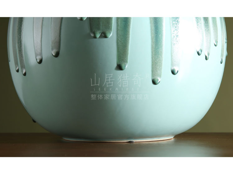 Variable red porcelain vase furnishing articles I and contracted home sitting room art flower arranging flowers, small ball bottle expressions using