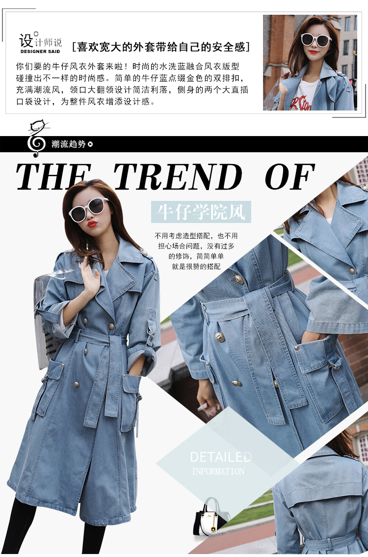 Trench pour femme en Polyester - Ref 3226230 Image 8