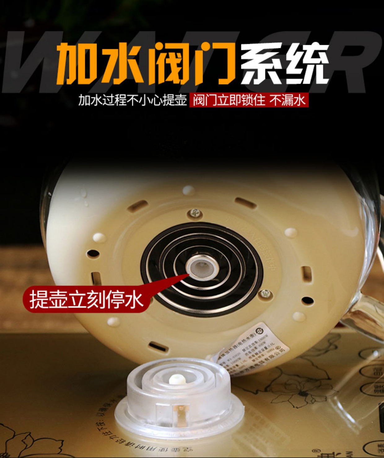 Hoàn toàn tự động nước ấm đun nước thủy tinh đáy nước mùa xuân loại trà ấm đun nước bảo quản nhiệt bơm ấm trà - ấm đun nước điện ấm điện đun nước 5l
