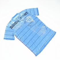 Rotten flower wash soft V collar t-shirt man