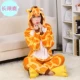 Phim hoạt hình động vật đồ ngủ một mảnh dành cho người lớn mùa đông flannel gấu trúc nam và nữ dịch vụ nhà tình nhân ăn mặc jumpsuit nhà vệ sinh đồ bộ mùa hè cho nam nữ