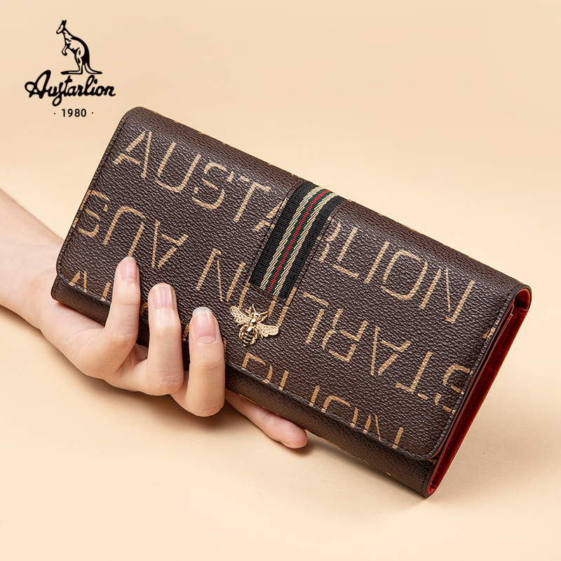 AUGTARLION wallet women's 2020 new long fashion large capacity simple atmosphere wild wallet clutch bag
