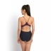 Speedo speed ratio eo line in màu tương phản dây đeo vai thoải mái che bụng giảm béo một mảnh áo tắm nữ