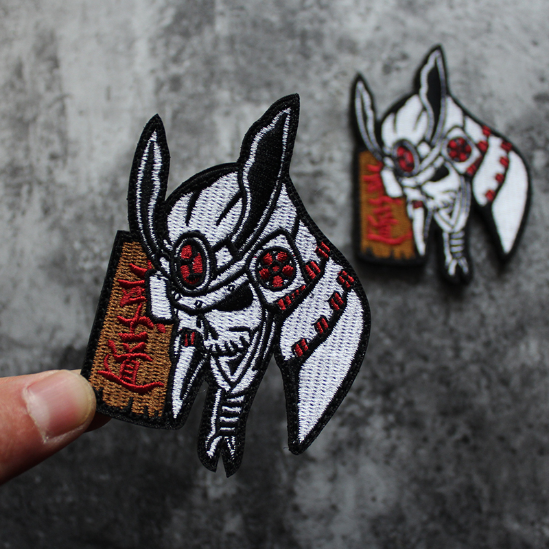 Bushido Badge Full Embroidery Velcro Chapter DIY Embroidery Patch Sticker Send Sewing Hair Surface Japanese Style Pack Sticker