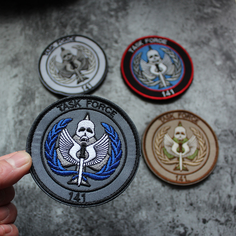 Spot TactK TF 141 Task Force COD decider moment morale badge Military fan embroidered velcro armband