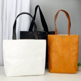 Кожаная ткань, ретро сумка на одно плечо, льняная сумка, делается под заказ, с печатью вашего логотипа