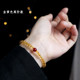 ສາຍແຂນ citrine ທີ່ແທ້ຈິງທໍາມະຊາດສໍາລັບແມ່ຍິງ 4mm Brazilian ball beads ultra-fine transfer bracelet 2mm ເພື່ອດຶງດູດຄວາມຮັ່ງມີແລະເຮັດໃຫ້ທ່ານຮັ່ງມີໃນຄືນ.