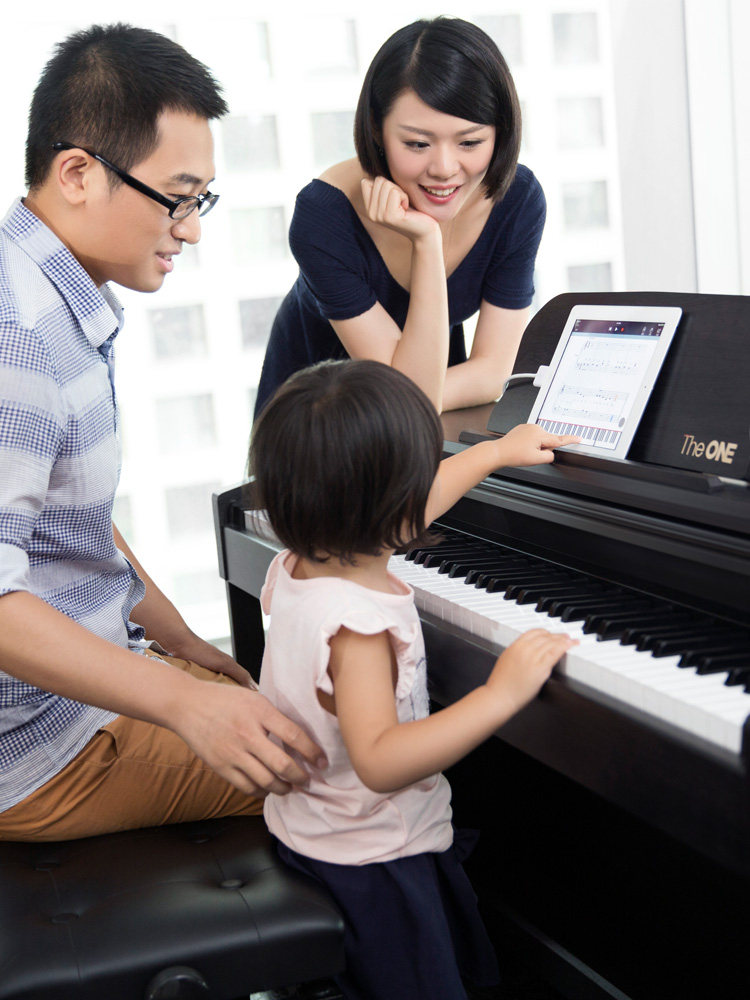 theone smart piano electronic keyboard 88-key heavy hammer keyboard Portable children's beginner professional digital piano