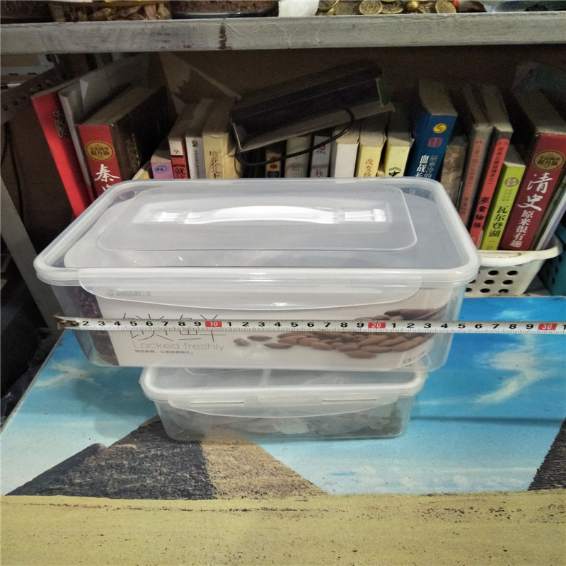 Odorless 4 0L rectangular Jiangsheng JS489 seal buckle special large hand refreshing box sealing box silica gel