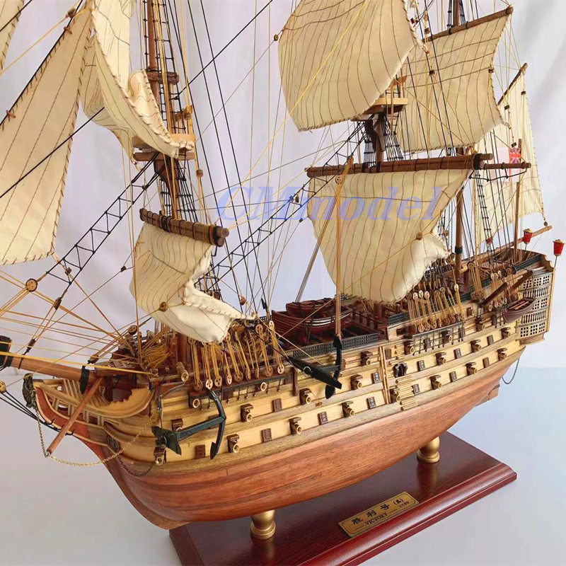 18〜19世紀のHMS Victory系の戦列艦　大型帆船模型 木製手作り 楽天市場】hms victory船モデルの通販