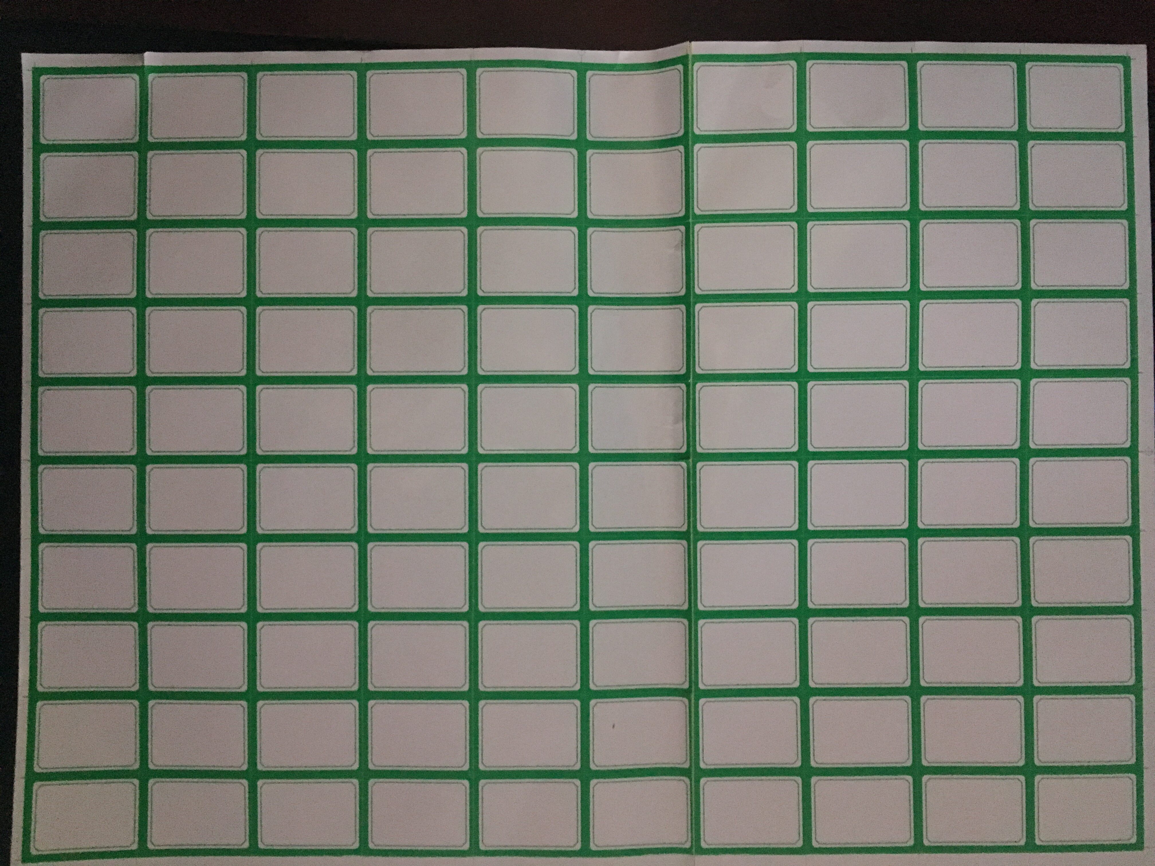 Label paper instrument room laboratory teaching equipment warehouse self-adhesive label universal label sticker