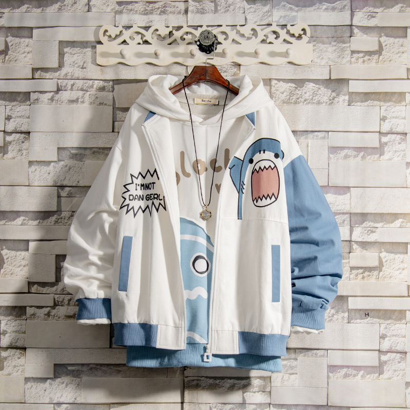@Flame Youth Tide Monster Baseball Clock Boys Teen Youth Lax Costume Spring and Autumn Costume
