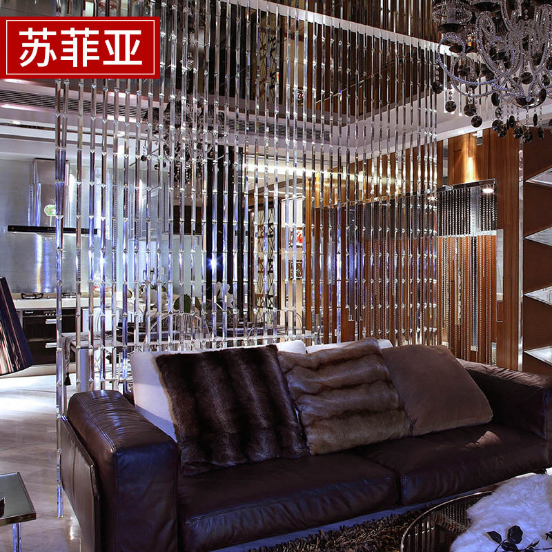 Sophia crystal bead curtain bedroom feng shui partition curtain finished crystal curtain living room decoration entrance hanging curtain door curtain