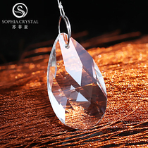 Crystal pendant pendant 38mm angel tears faceted crystal bead curtain curtain partition multi-color optional