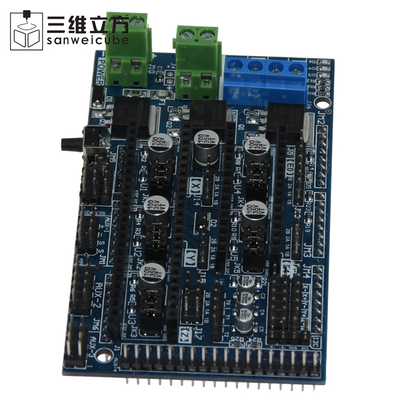 Phụ kiện máy in 3D Đường dốc 1.6 Bảng điều khiển Mở rộng Bảng tương thích Mạnh mẽ và ổn định - Phụ kiện máy in